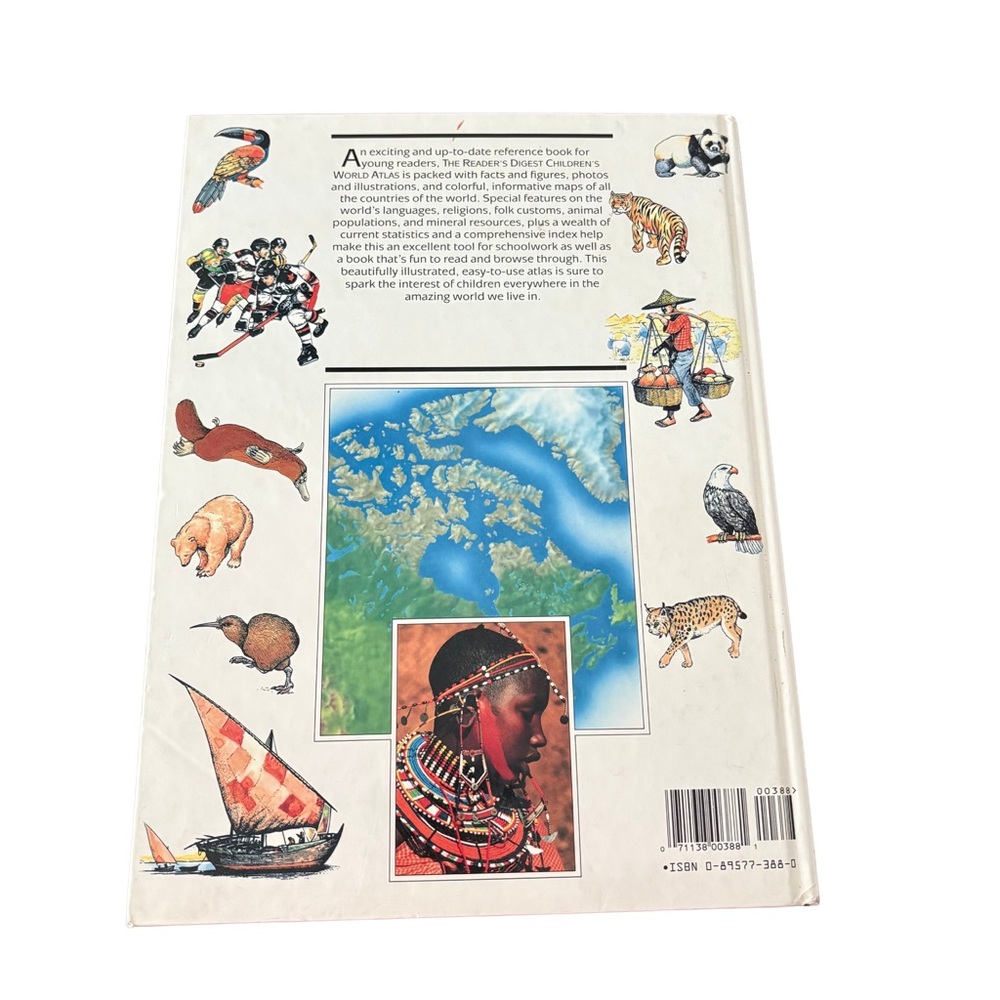 Vintage: Reader’s Digest • Children's World Atlas - Picture 5 of 5